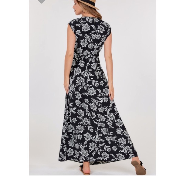 3 for $25 Flower Print Maxi Dress - Picture 2 of 5